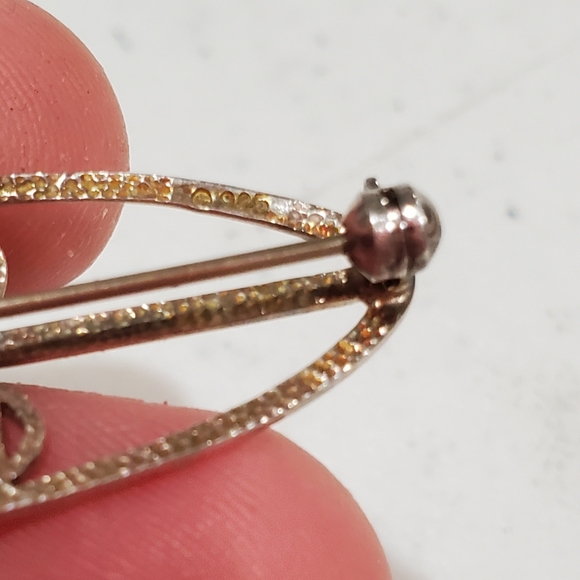 925 Sterling Silver Brooch Rose - Picture 5 of 6